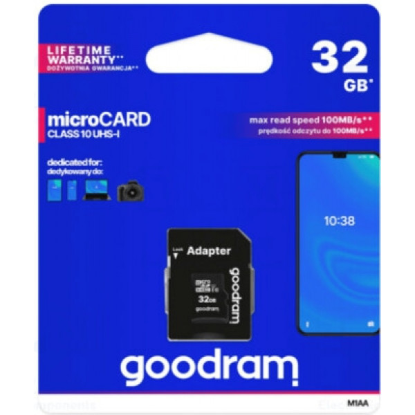 Goodram Micro SD kaart 32GB