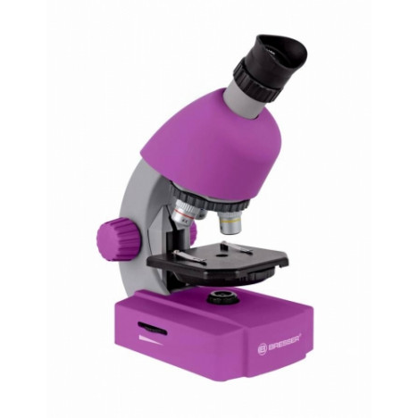 Bresser Junior 40x-640x mikroskoop (lilla)
